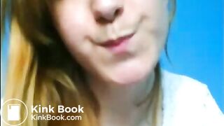 webcam girl lube bottle in ehr shitty ass and pee