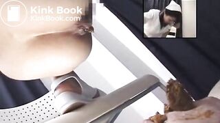 beautiful girl shit on slave