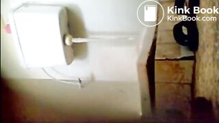 woman Indian  spying shitting and pissing