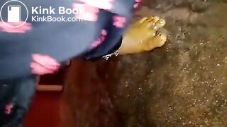 woman Indian  spying shitting and pissing