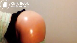 Anal dildo and big poop on webcam