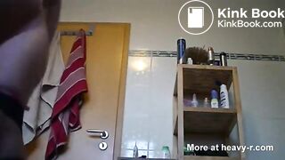 Pregnant lady's big poop