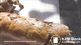 hot sexy poop on the patio