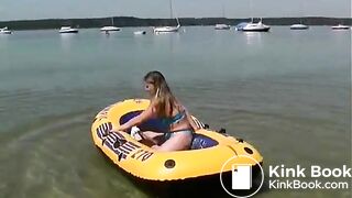 Rubber boat scat