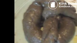 Babe poops on her breakfast plate