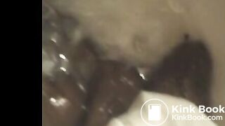 Babe poops on her breakfast plate