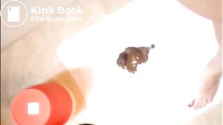 Cutie in the bathroom