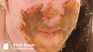 Girl Eating Shit From Ass