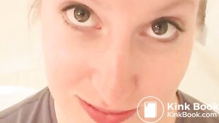 B SC Best Busty floozy smearing her scoops with stinky