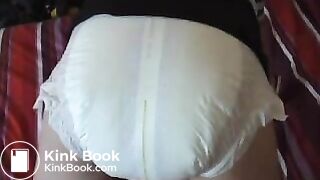 Girl with full diapers fucked