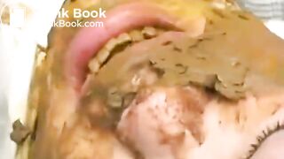 asia lesbian scat eating