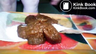 BBW Granny takes a huge dump