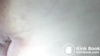 fingering her arse looking for shit