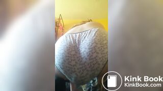 Teen chick pantypoop