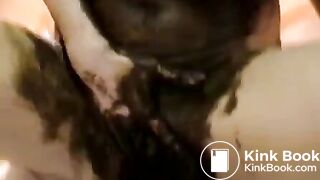 scat smearing woman