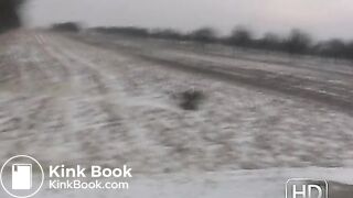 NSG very nice long poop in neige