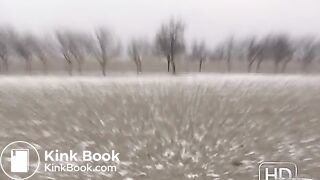 NSG very nice long poop in neige