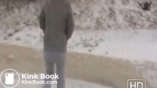 NSG very nice long poop in neige