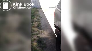 Backyard pile of poop