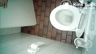 Webcam in the womens restroom and diarrhea woman
