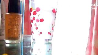 Japanese girl shit in panties after drinking whisky