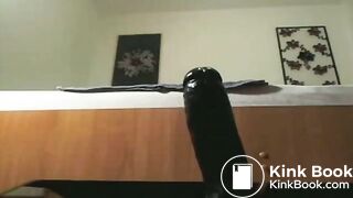 anal dildo and fingers with shit