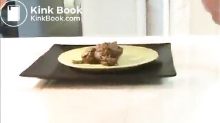 lovely woman shitting