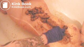 19 year old covered in shit