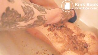 19 year old covered in shit