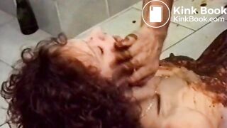 bathroom couple hot man soft shit