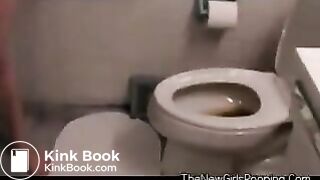 girl farting and pooping 3