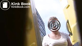 Portable Toilet Spycam Shitting