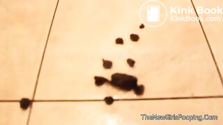 Doggy Style scat in the bathroom