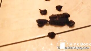 Doggy Style scat in the bathroom
