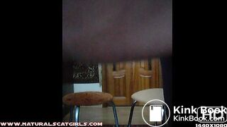 Russian girl's massive turd