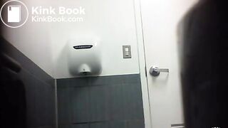 Attractive girls peeing and shitting in the college toilet  voyeurstylecom
