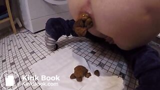 Impressive poop in washroom
