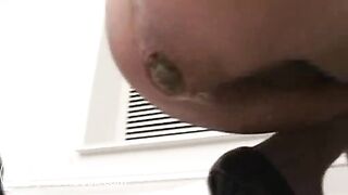Lesbian poop and enema