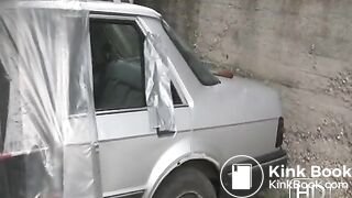 NSG perfect ass car sitting
