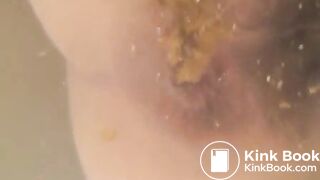 sexy girl shitting underwater