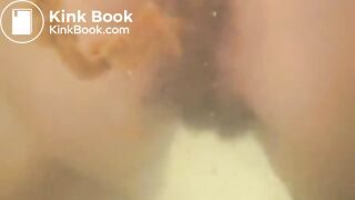 sexy girl shitting underwater