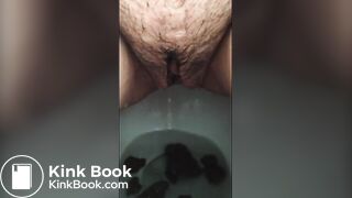 My gf shitting in toilet 2