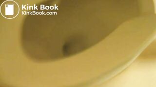 BBW fat girl filed a huge shit in toilet