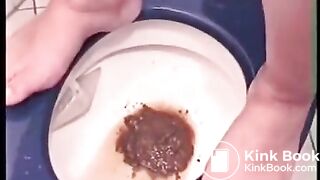 Diarrhea over the toilet