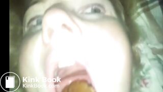 Slave girl eats shit