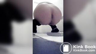 Girls pooping, webcam in the toilet 5-1 - Pooping and