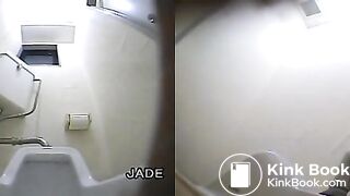 Great view of Japanese girls pooping