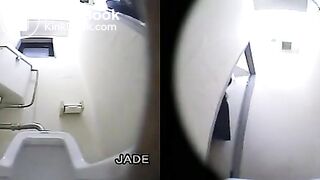 Great view of Japanese girls pooping