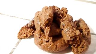 sexy poop on bathroom floor