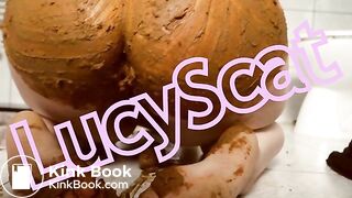 Panty and Poo stuffed in my Pussy  LucyScat